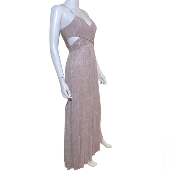 Intermix | Mauve Shimmer Dress - Picture 1 of 11